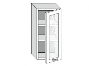 19.40.3 Шкаф настенный (h=913) на 400мм с 1-ой стекл. дверцей в Оханске - ohansk.magazin-mebel74.ru | фото