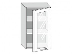 19.50.3 Шкаф настенный (h=913) на 500мм с 1-ой стекл. дверцей в Оханске - ohansk.magazin-mebel74.ru | фото