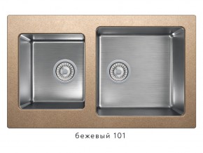 Мойка комбинированная Tolero twist TTS-840 Бежевый 101 в Оханске - ohansk.magazin-mebel74.ru | фото