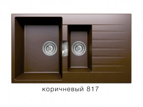 Мойка кварцевая Tolero Loft TL-860 Коричневый 817 в Оханске - ohansk.magazin-mebel74.ru | фото