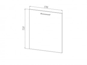 П 60 Комплект для посудомоечной машины 600 мм (цоколь + фасад) ЛДСП в Оханске - ohansk.magazin-mebel74.ru | фото